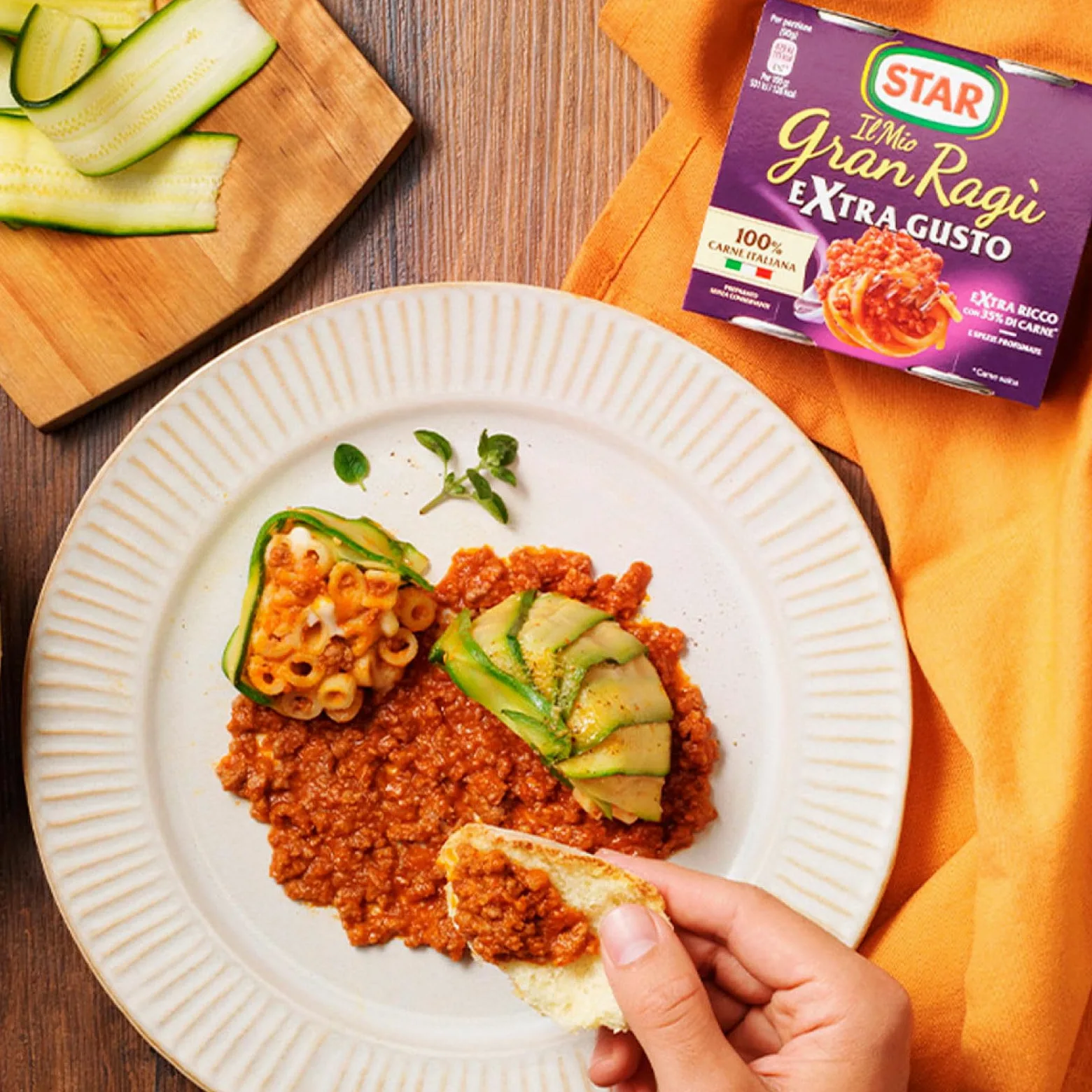 Star Il Mio Gran Ragù Star Il Mio Gran Ragù Mix Sughi Pronti Classico Extra Gusto Salsiccia Speck con Pomodoro Conserve Senza Glutine - 16 Lattine da 180g