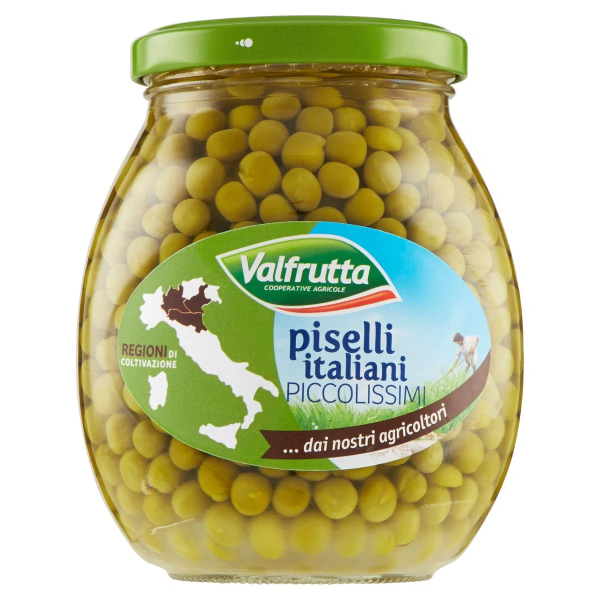 Valfrutta - Piselli Piccolissimi, di giornata - 6 pezzi da 360 g [2160 g]