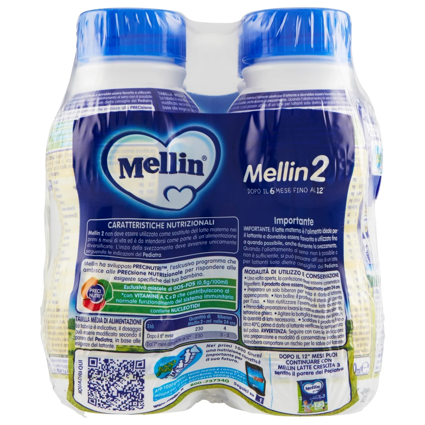 Mellin Latte Liquido di Proseguimento - 2000 ml