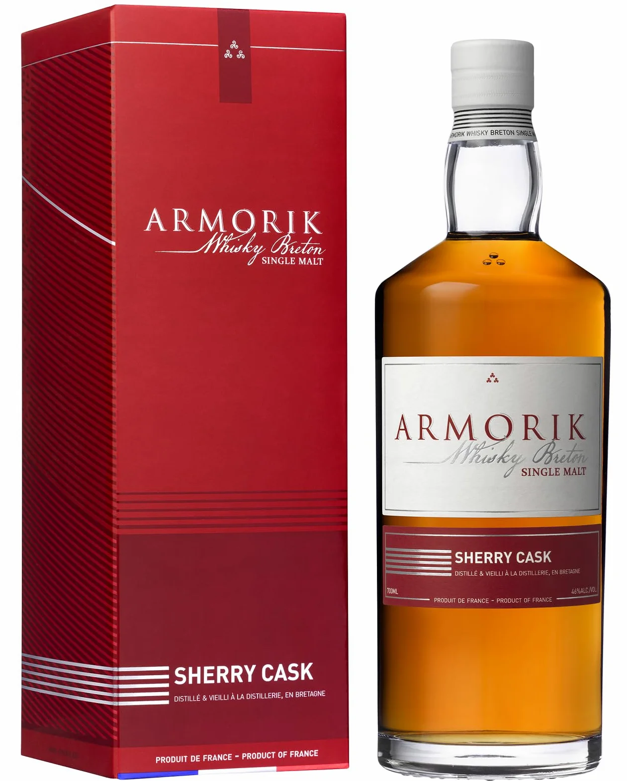 Armorik SHERRY CASK Whisky Breton Single Malt 46% Vol. 0,7l in Giftbox
