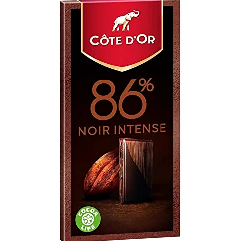 Côte d ?Or 86% Intense Black 100g (confezione da 12)