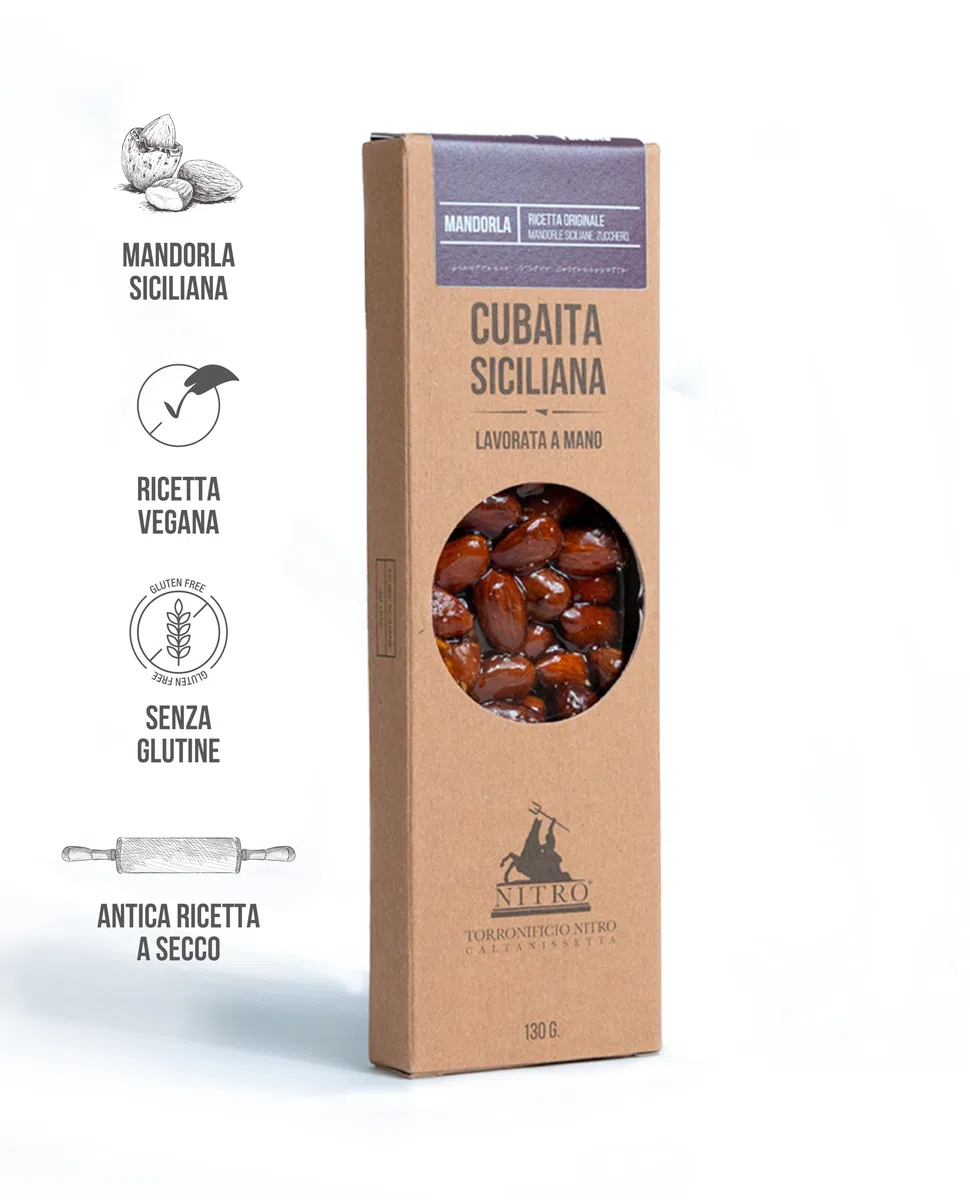 Torronificio Nitro - Croccante Siciliano Artigianale di Mandorle, Pistacchi, Nocciole, Sesamo | Dolce Tipico della Tradizione Siciliana | Confezione regalo da 4 pezzi | Prodotto in Sicilia |