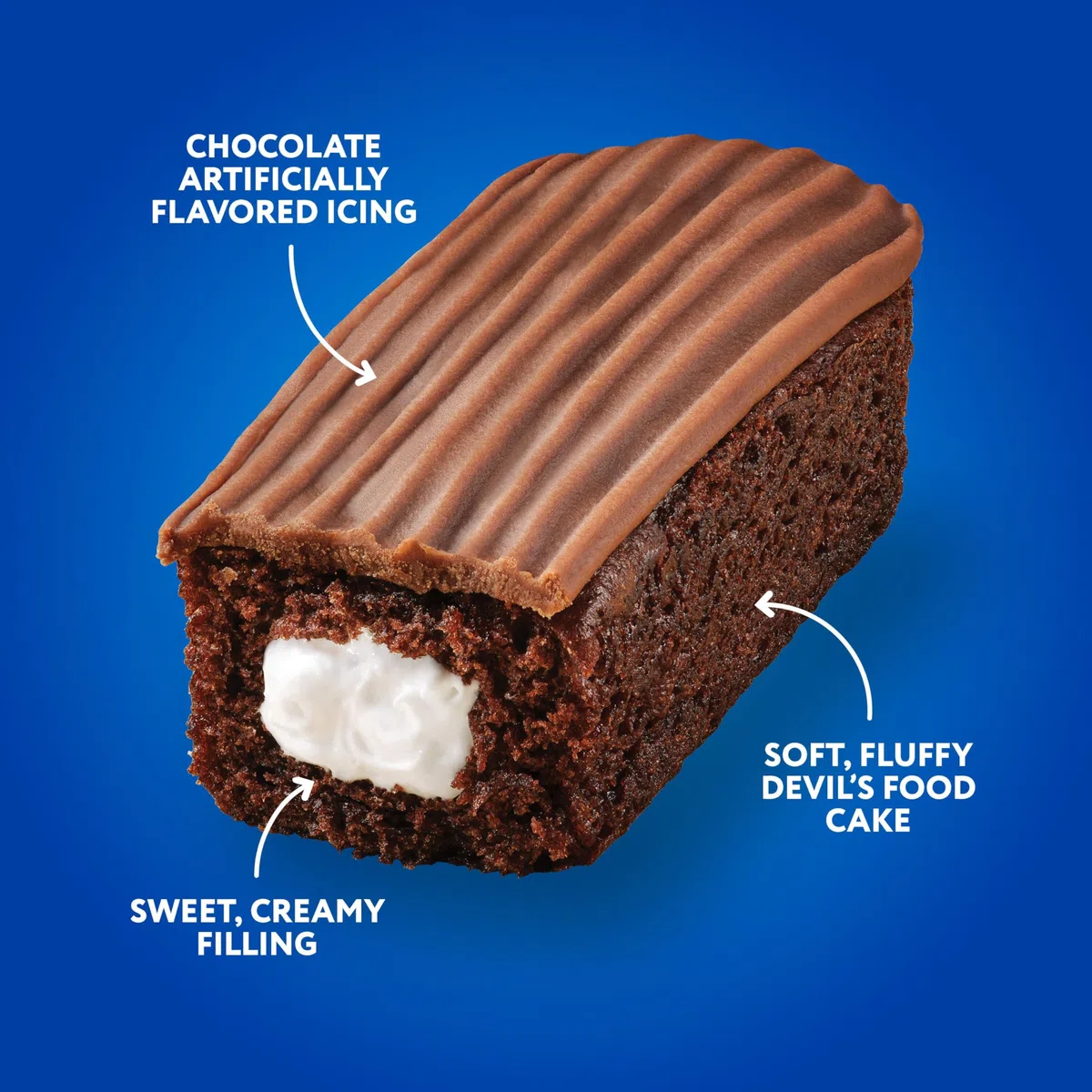 Hostess Zingers Iced Devil's Food Cake 10 Per Box