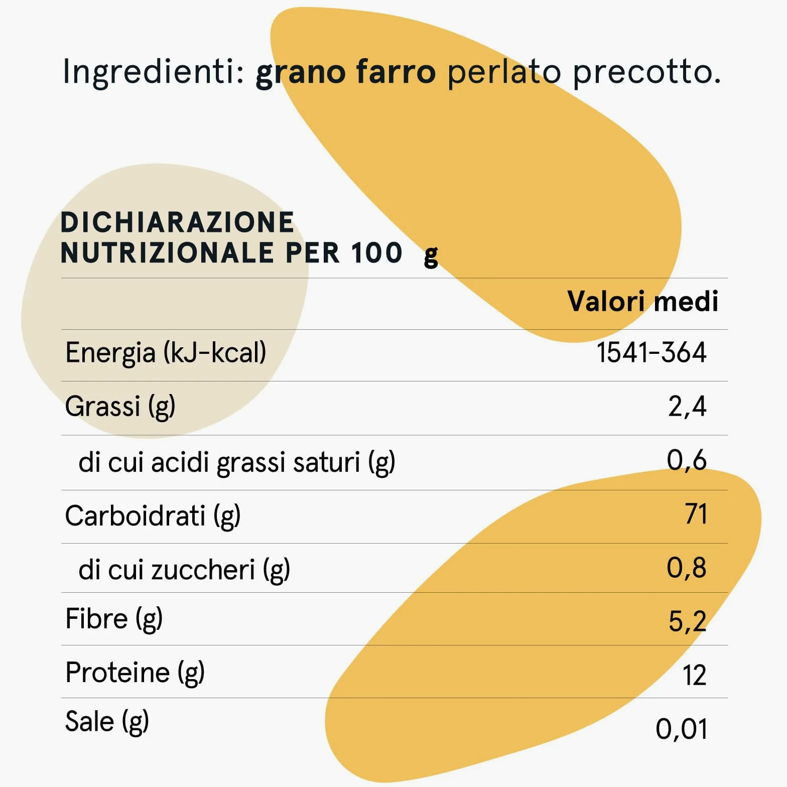 Pedon | I Salvaminuti Farro Perlato Precotto 1 kg x 6, Cereali a Rapida Cottura Naturali, Pronti in 10 Minuti