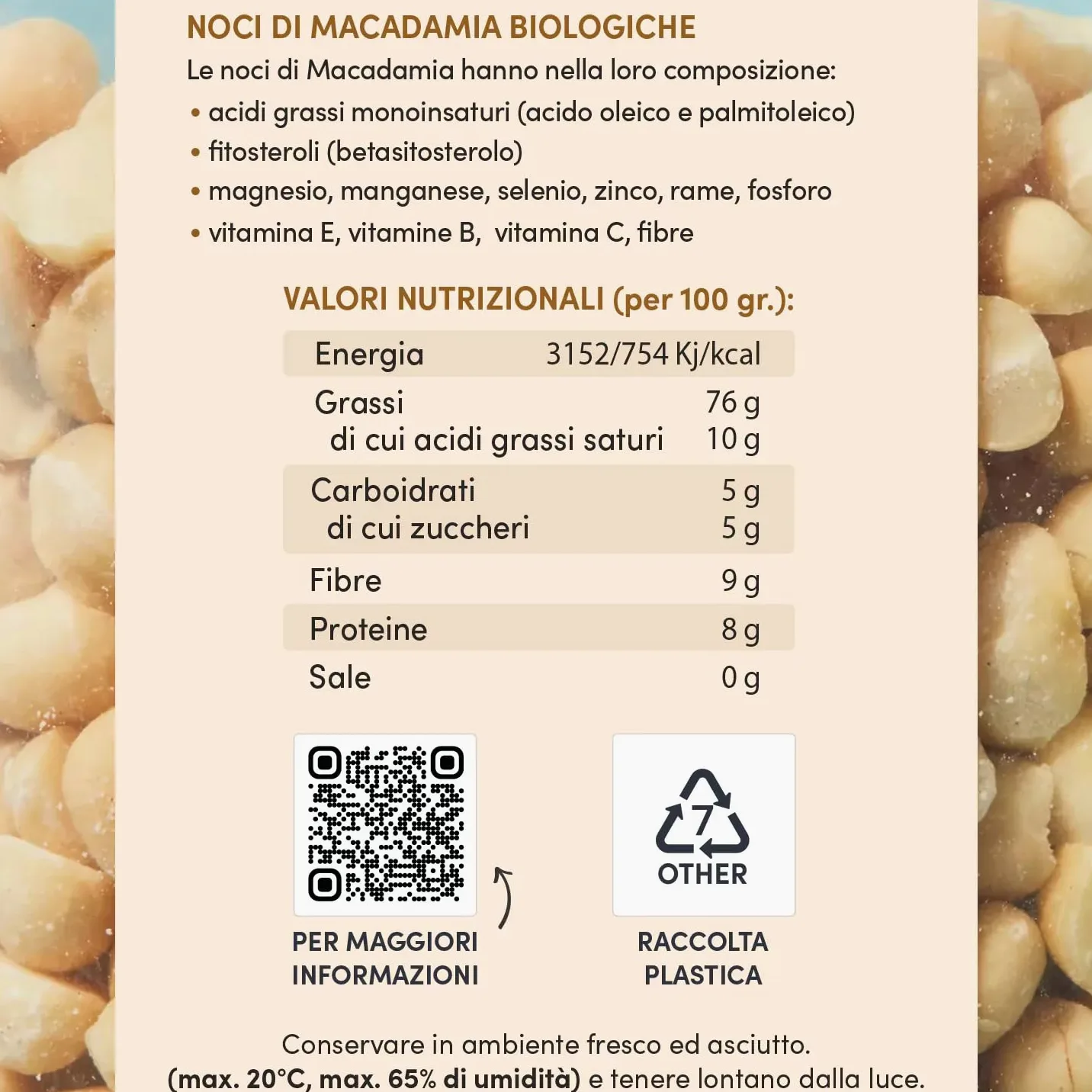 NATURVIS, NOCI di MACADAMIA - Biologiche Crude, 1kg, Senza Sale Aggiunto, Non Tostate – Qualità Premium