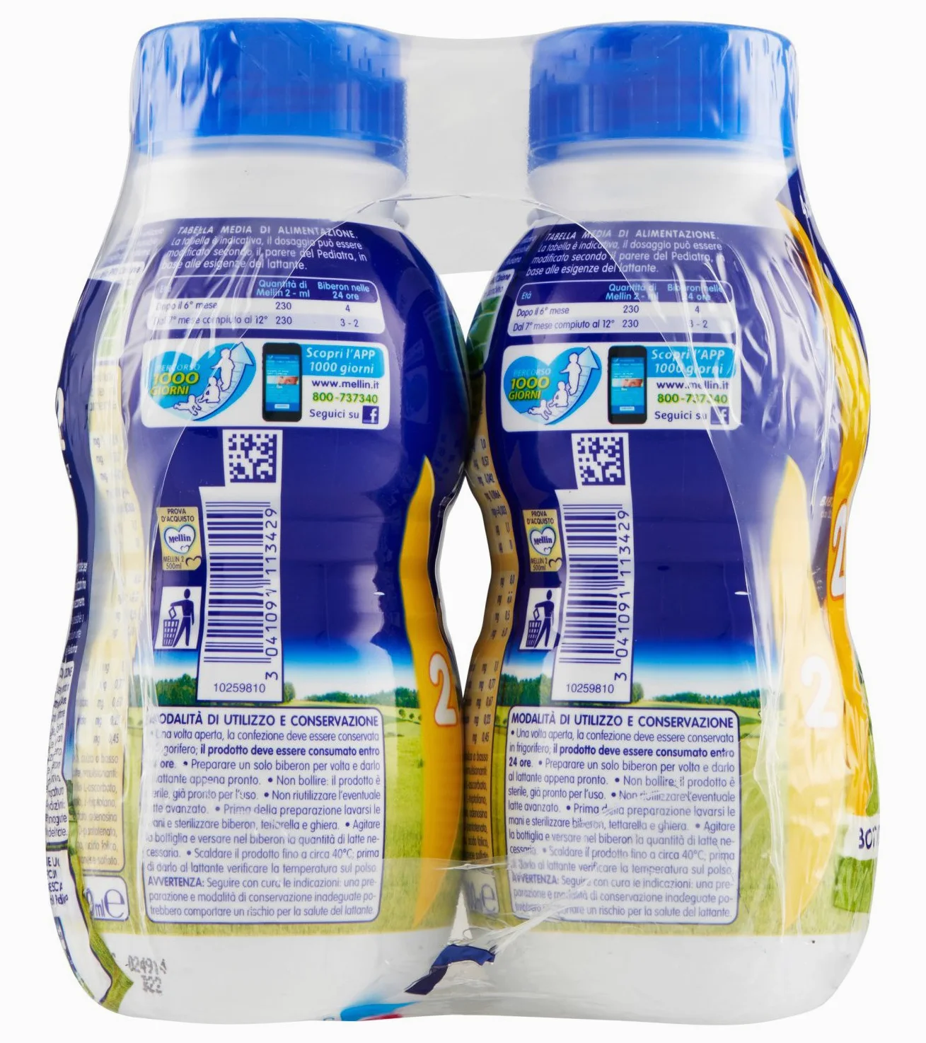 Mellin Latte Liquido di Proseguimento - 2000 ml