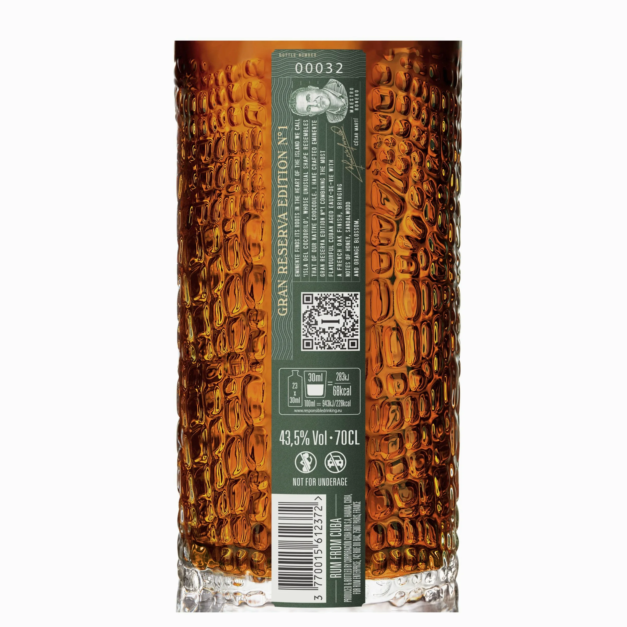 Eminente Ron De Cuba Gran Reserva 10 anni French Oak Finish 700 ml