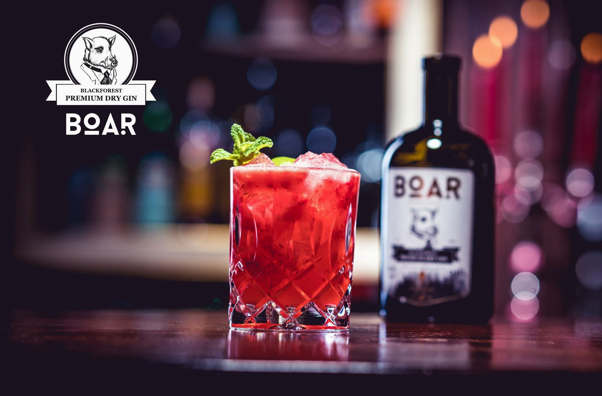 BOAR Blackforest um Dry Gin 43% Vol. 0,5l