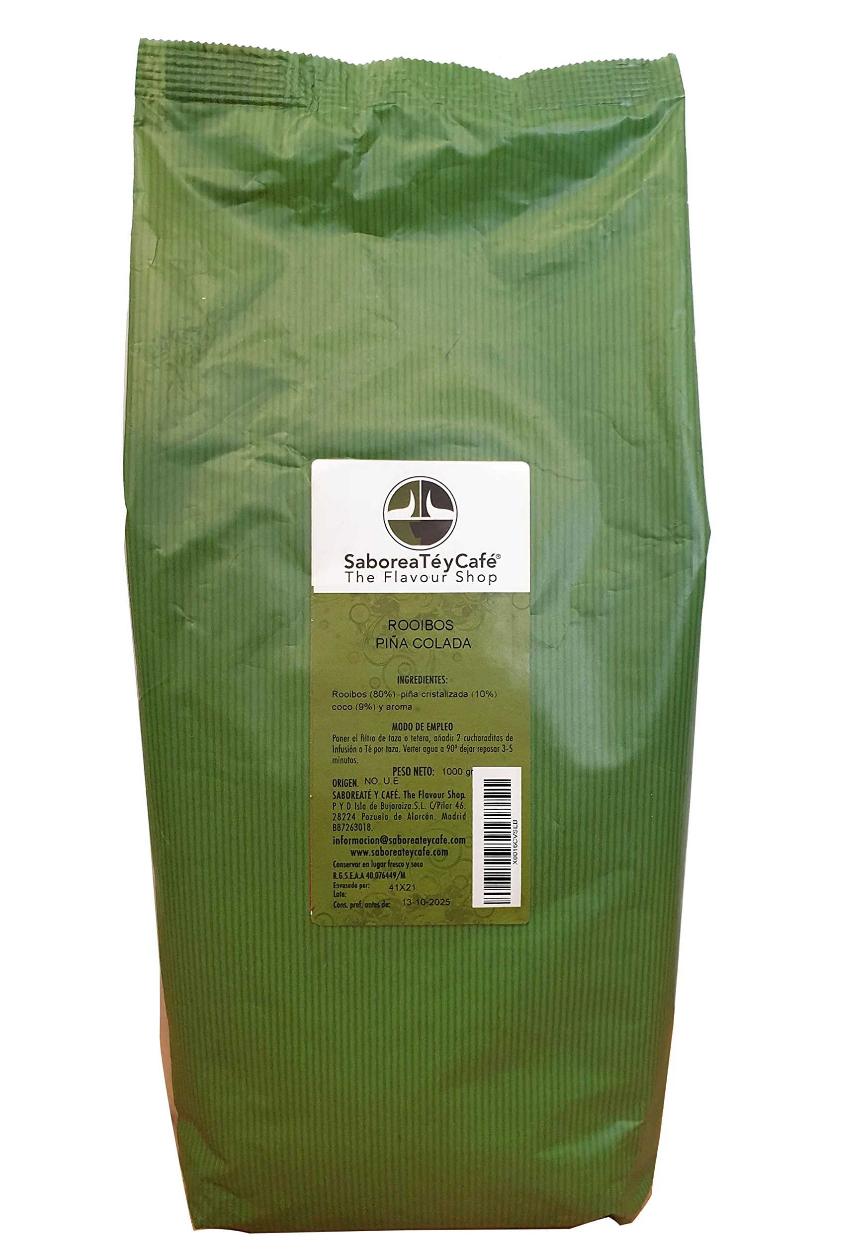SABOREATE Y CAFE THE FLAVOUR SHOP Infuso naturale di frutta Ananas Colada SBT 1 kg