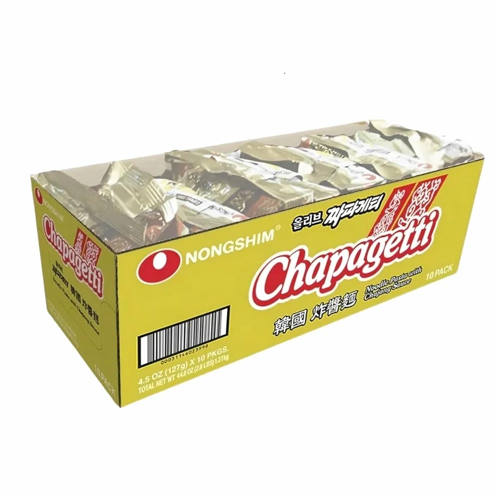 Nongshim Chapagetti Noodle Pasta, Chajang, 4.5 Ounce (Pack of 10) by Nongshim