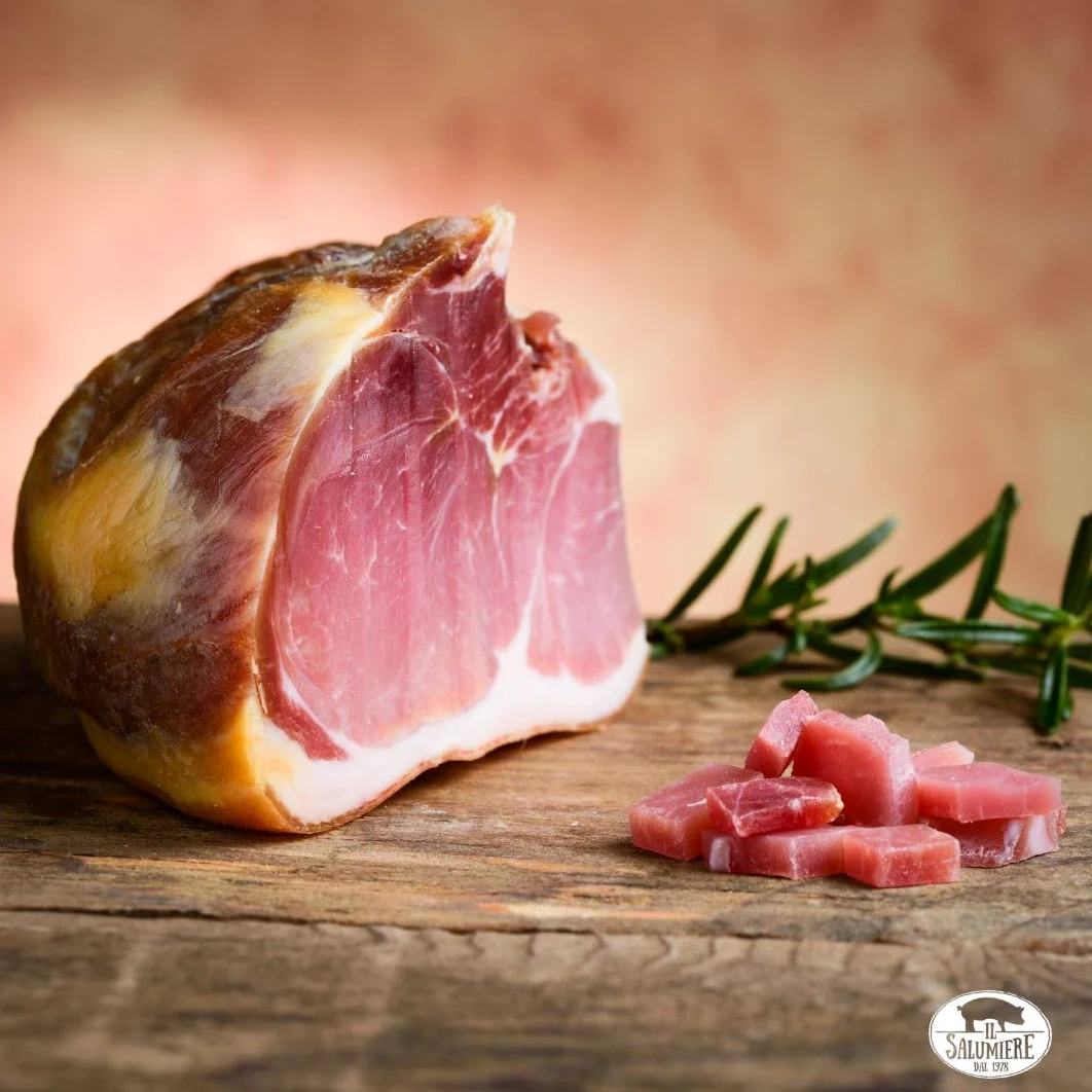 Prosciutto Umbro "Bauletto" Trancio Kg.2,5/3 SV - Norcineria Umbra Produzione Artigianale - Gluten Free - Il Salumiere dal 1978