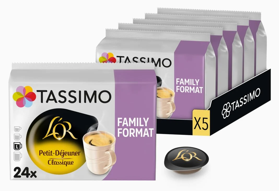 TASSIMO L'OR Café Petit Déjeuner classique - 24 dosettes