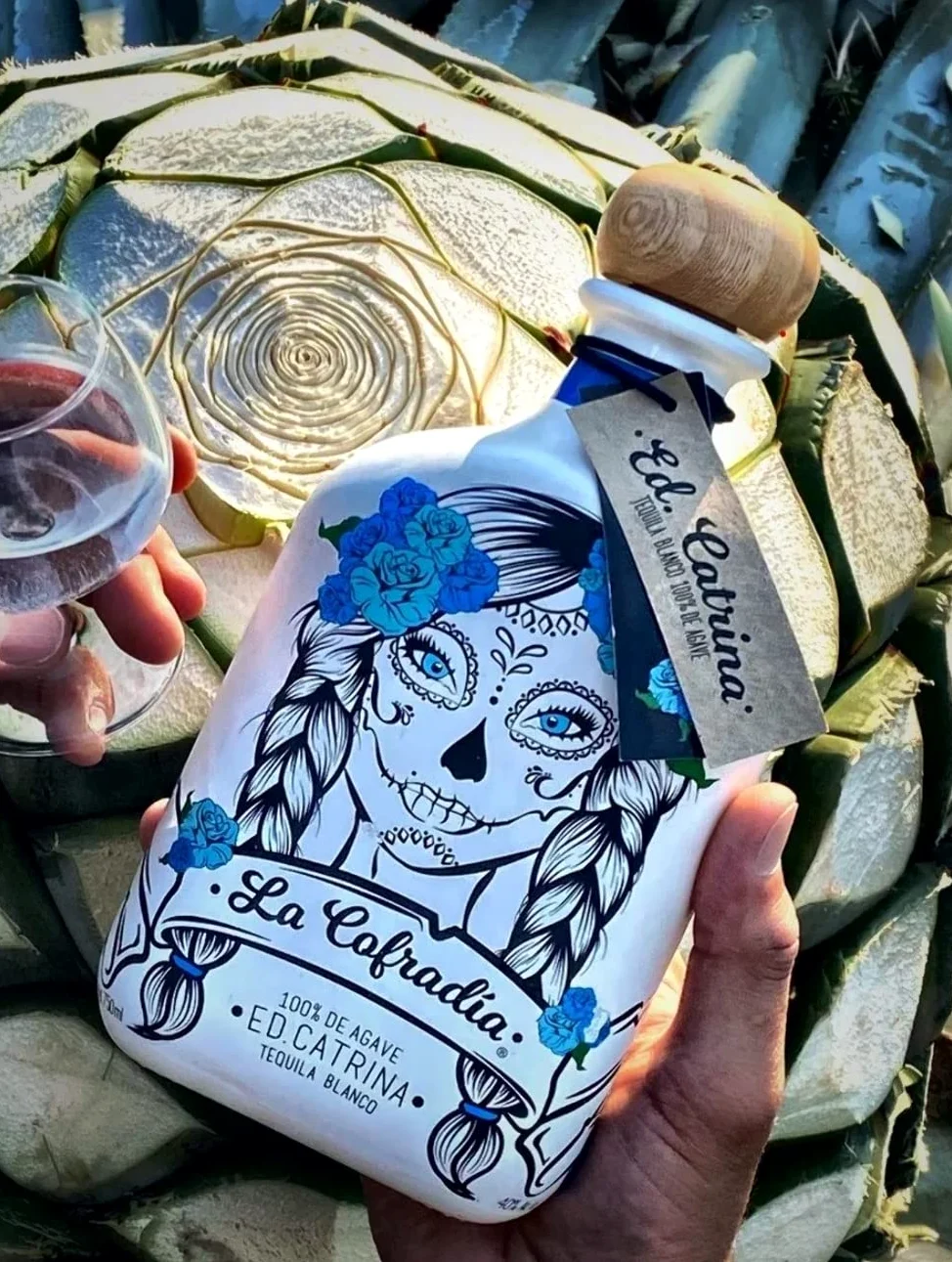 La Cofradia Catrina Bianco Agave Tequila - 700 ml