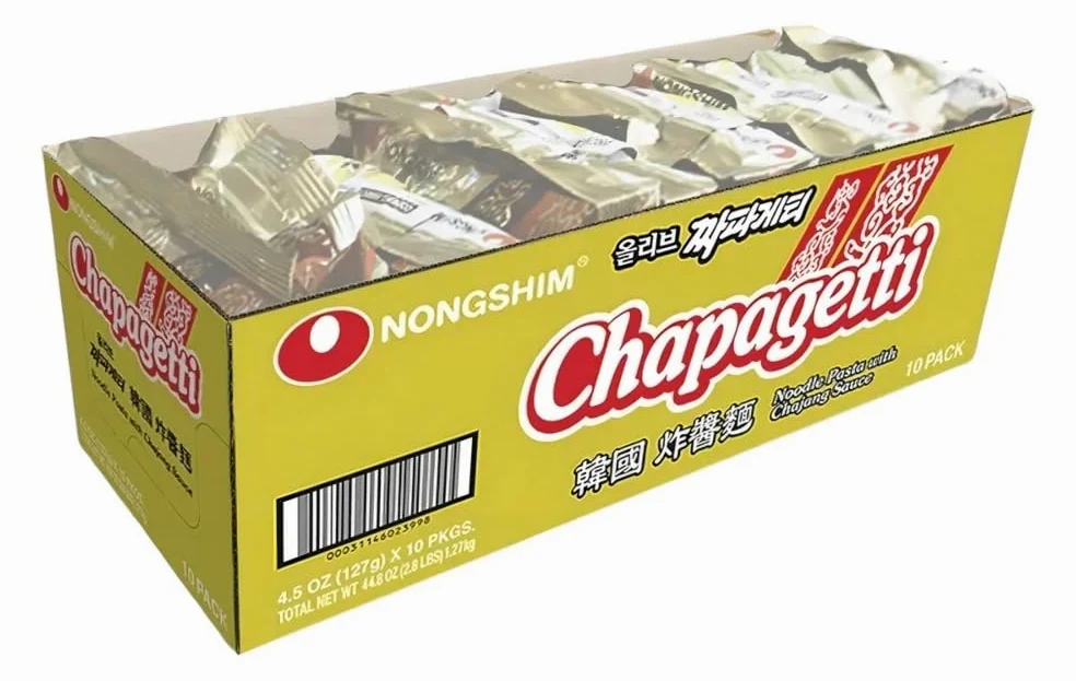 Nongshim Chapagetti Noodle Pasta, Chajang, 4.5 Ounce (Pack of 10) by Nongshim