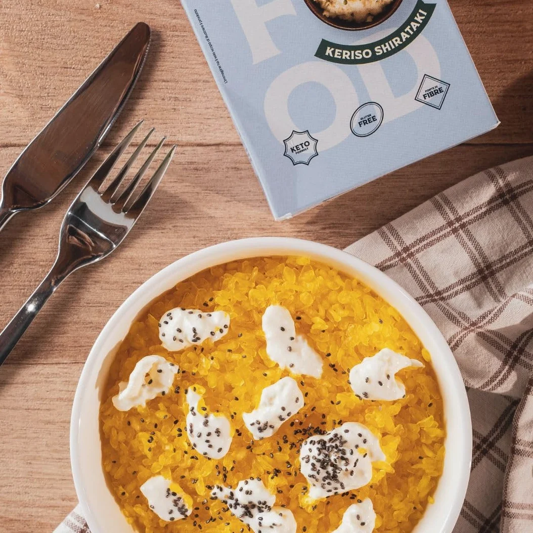 Kefood® Kit Pasta Keto (Box Scorta 6 Confezioni) – Mix 2 Spaghetti, 2 Riso, 2 Gnocchi – Pasta di Konjac Shirataki Senza Glutine e Low Carb