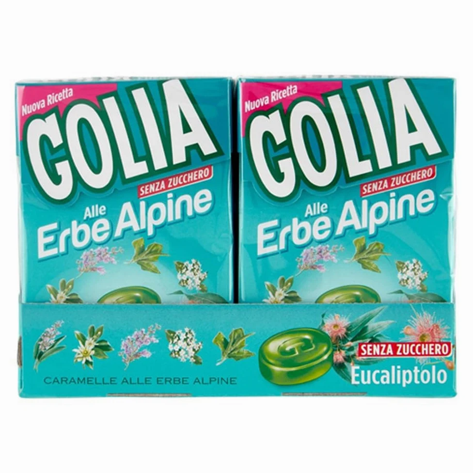 Caramelle Golia Herbs - Gusto Menta e Eucalipto 20 Astucci