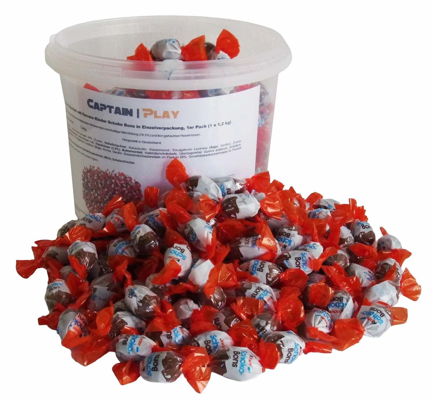 Party Bucket con Kinder Schoko-Bons 1,2kg