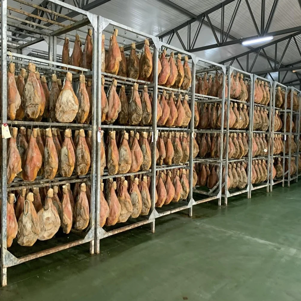 Prosciutto Serrano Gran Reserva Disossato ca. 1 kg | Jamon Serrano stagionato 15+ mesi | Senza additivi | Certificato UE (ETG) | Prodotto in Spagna da The Black Hoof