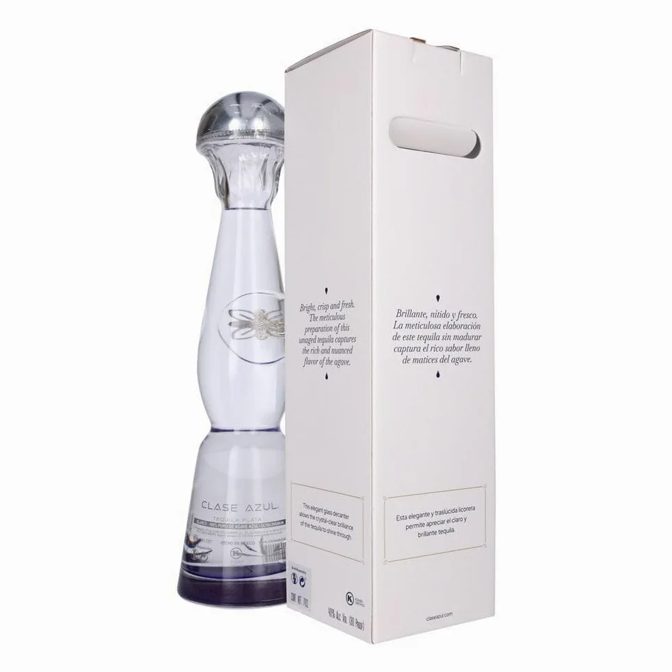 Tequila Clase Azul Plata – 100% Agave Azul Tequiliana Weber – 70cl – 40% vol. – Confezione Regalo