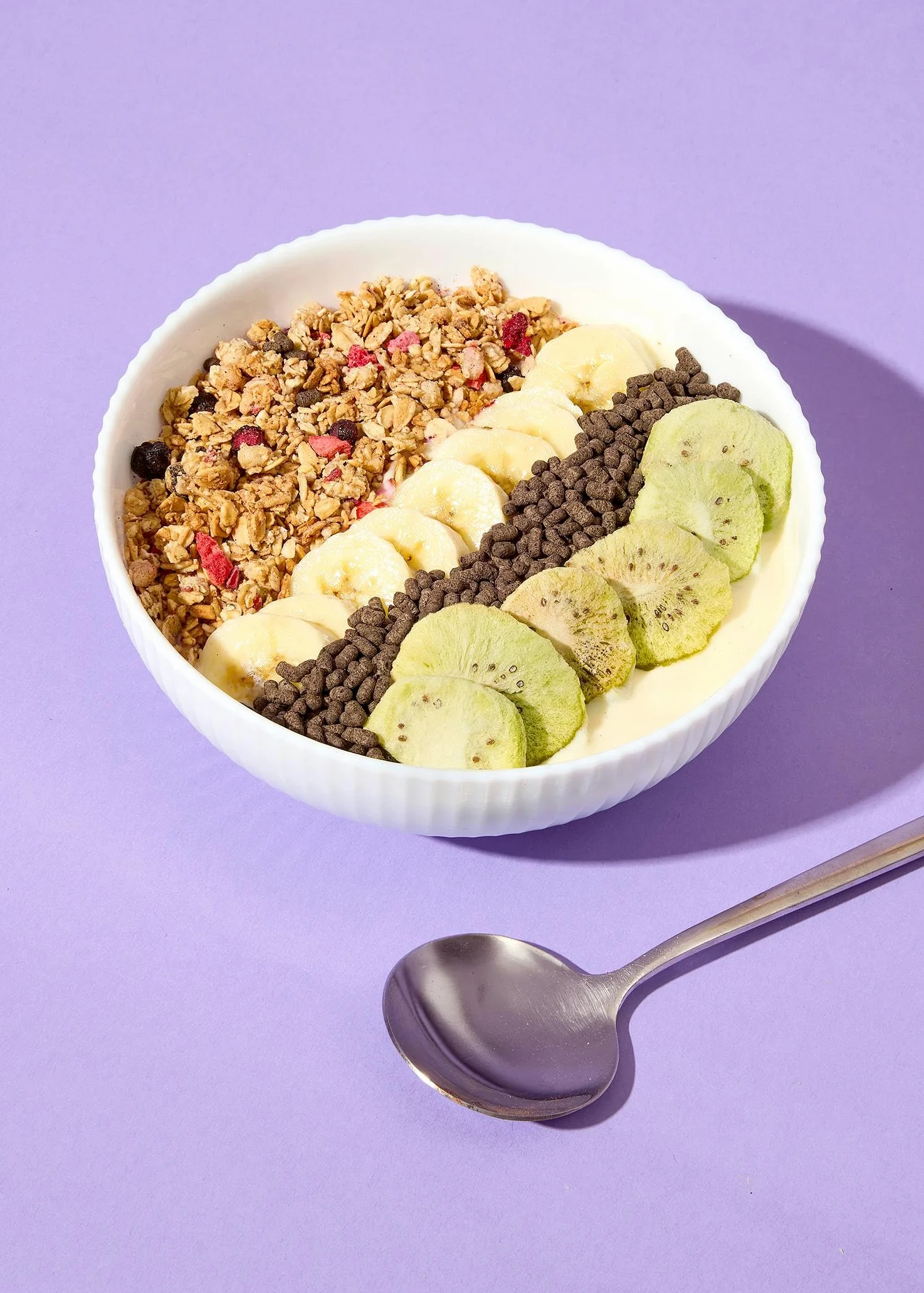 KoRo - Kiwi liofilizzati a fette 350 g - 100% kiwi - Alto contenuto di fibre - Senza additivi