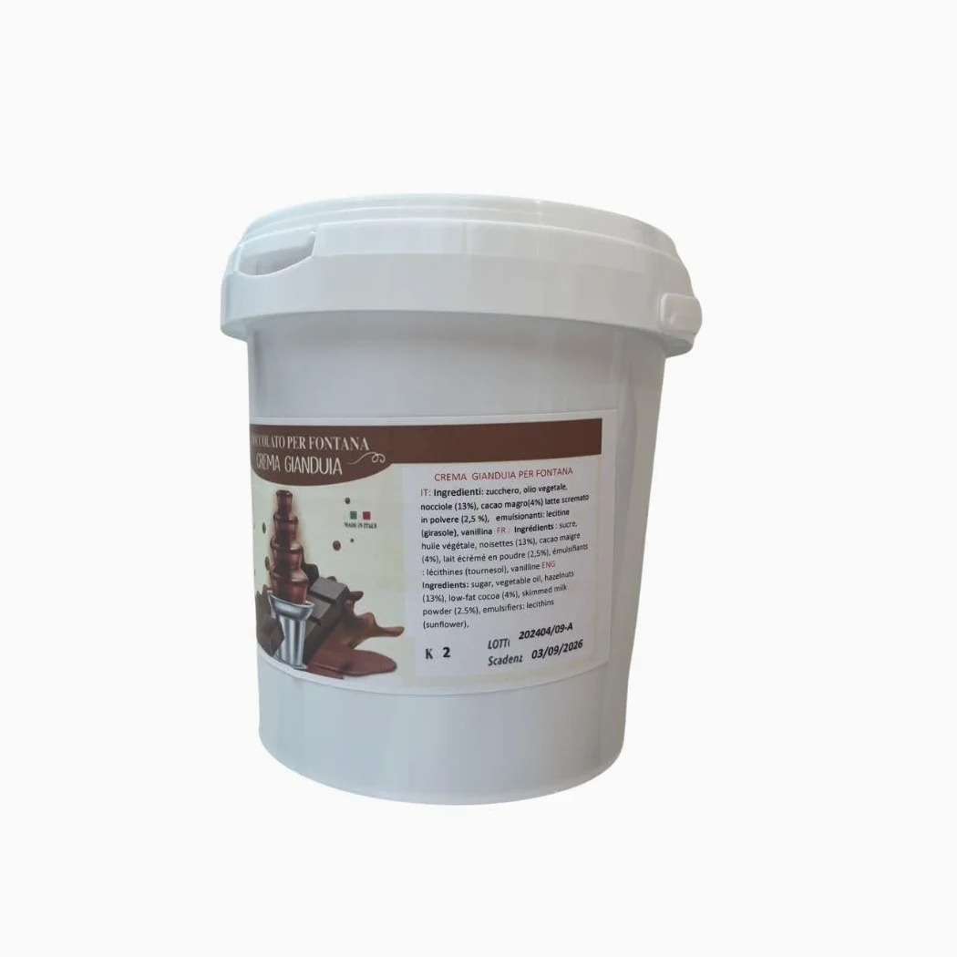 Cioccolato Gianduia - PRONTO USO - per fontane di cioccolato da 2 Kg
