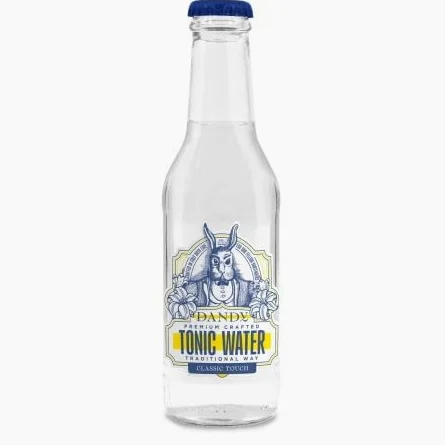 DANDY Acqua Tonica, 20 cl, Confezione da 24 Pezzi, Vegana, Senza Glutine