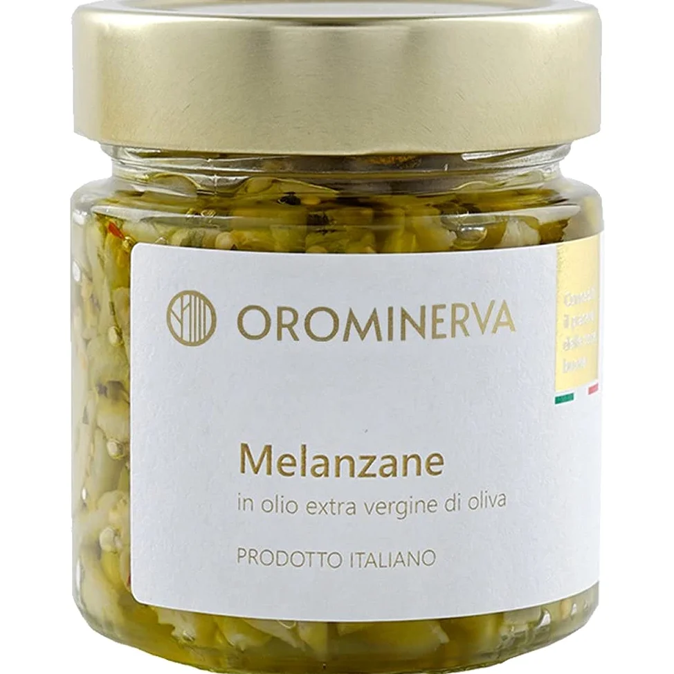 OROMINERVA - Box Territorio - Confezione regalo alimentare con prodotti tipici, specialità italiane sott'olio: asparagi, carciofini, melanzane, peperoni, zucchine, cipolla bianca di Isernia.