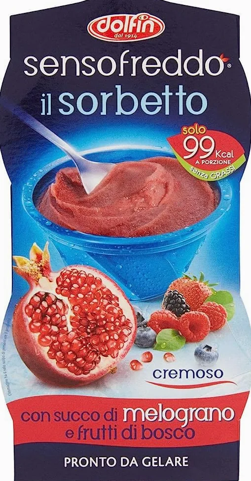 Granita Siciliana al gusto di Melograno Pronta da gelare -Dolfin- 200ml (6)