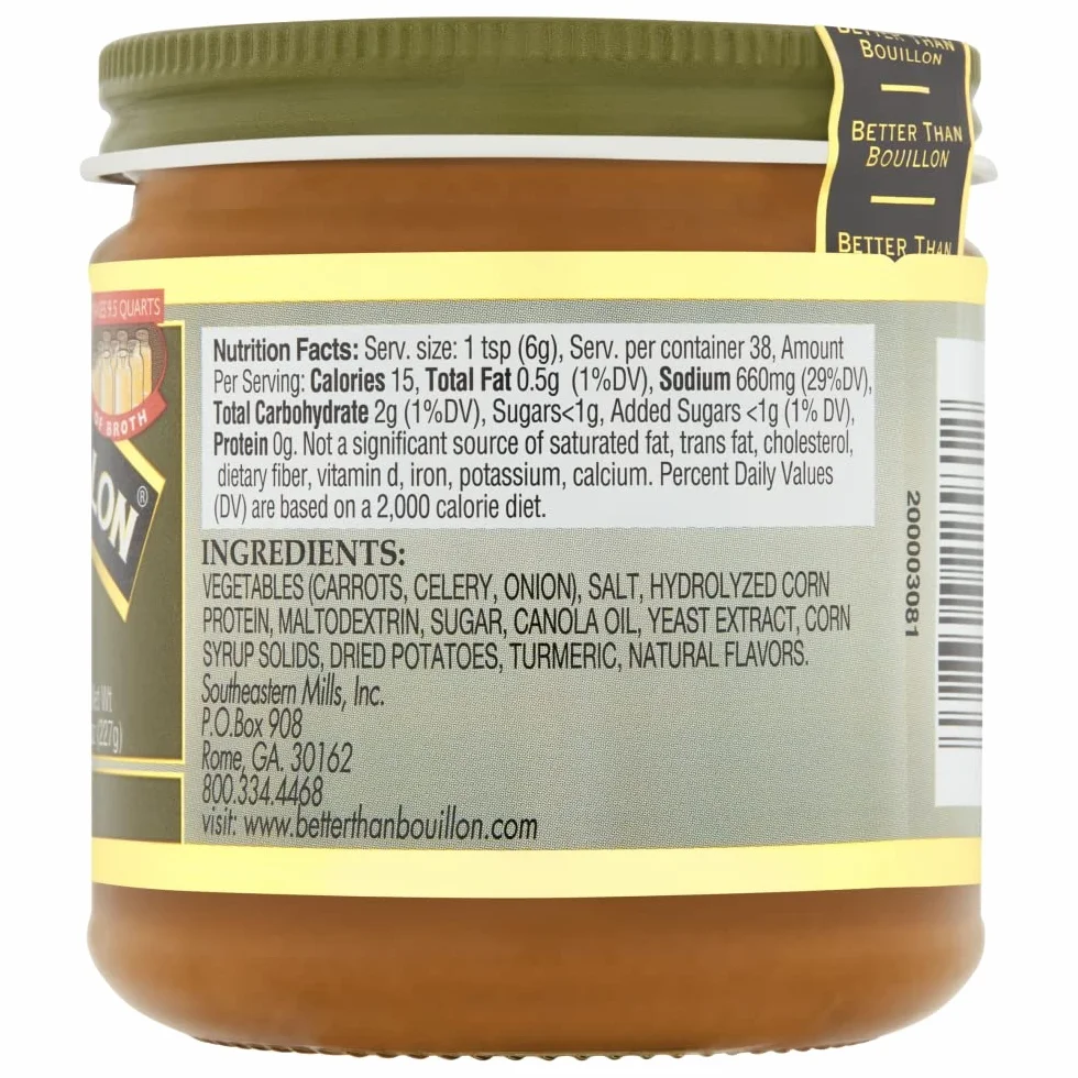 Better Than Bouillon - vegetariano nessuna Base di pollo - 8 oz.