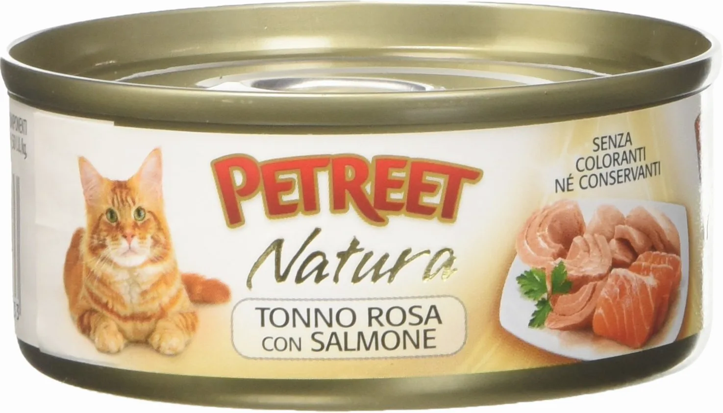 Petreet Natura Tonno Rosa Salmone - Confez. da 48 Pezzi x 70 gr