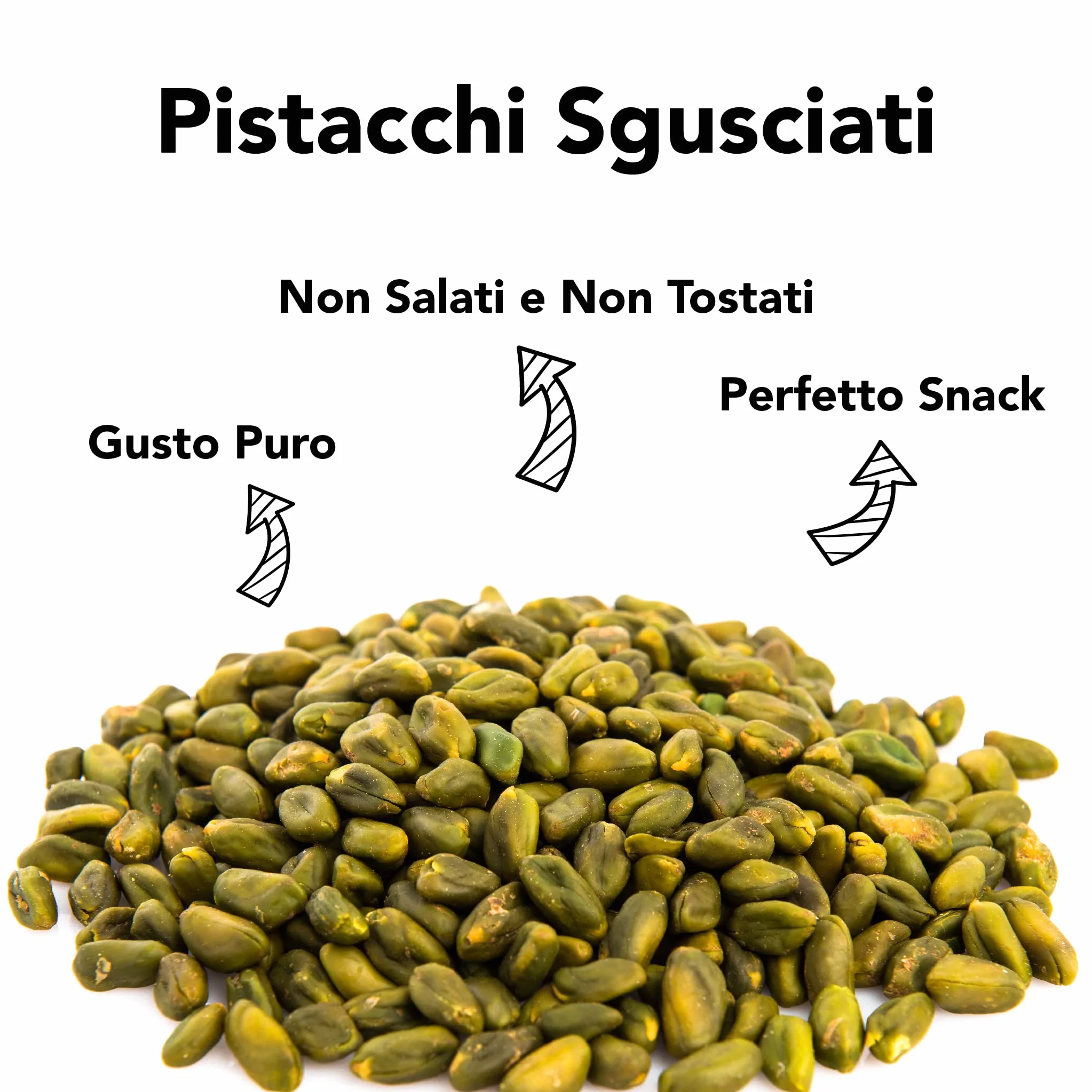 Pistacchi Sgusciati non Salati Biologici - 400g. Pistacchi Siciliani al Naturale non Tostati. Fonte di Acidi Grassi Fibre Vitamina E B1 B6 e Antiossidanti.