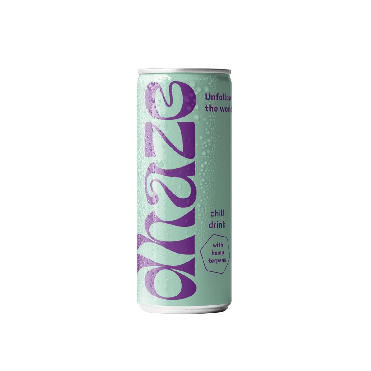 Dhaze: chill drink analcolico confezione da 24 lattine da 0,33l con estratto di semi di canapa