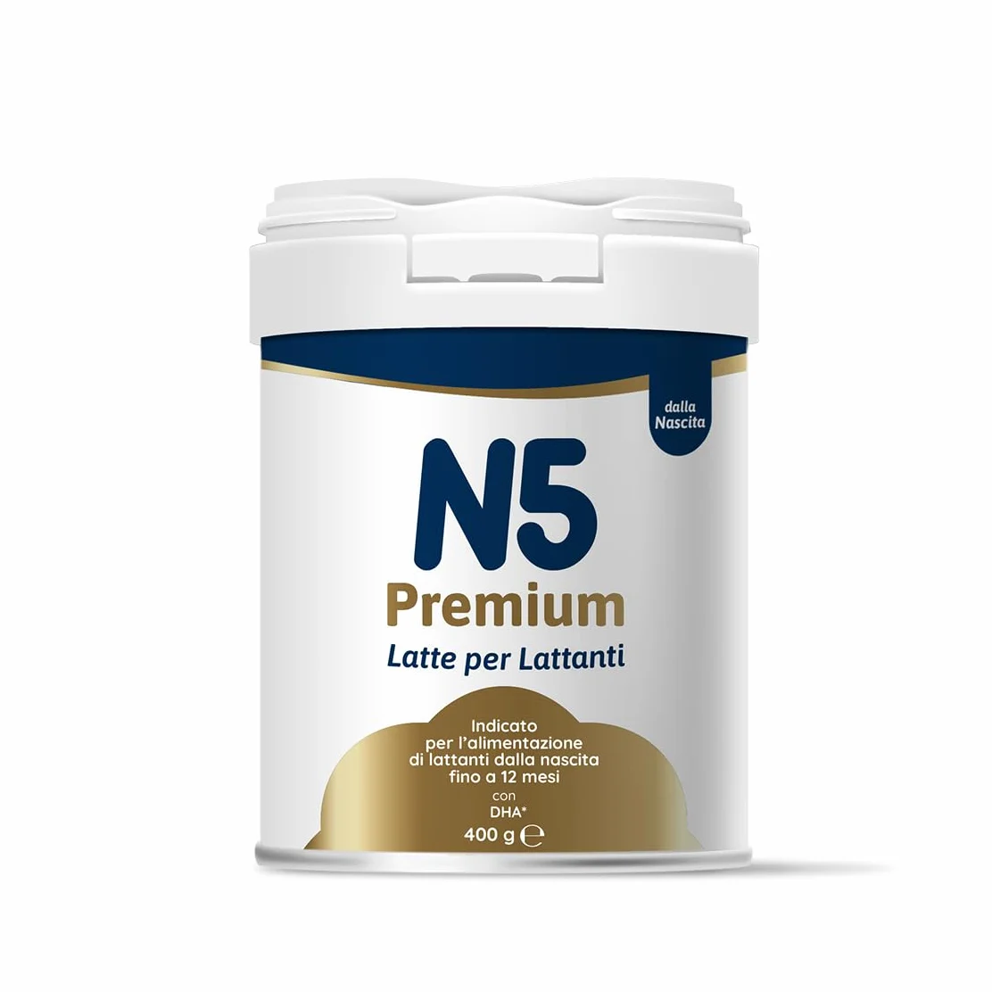 STERILFARMA N5 PREMIUM in polvere, CONSIGLIATO DAL MEDICO PEDIATRA indicato per l'alimentazione di lattanti dalla nascita fino a 12 mesi con DHA, 400 g